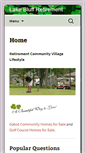 Mobile Screenshot of lakebluffretirement.com